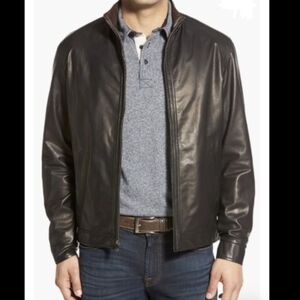 new REMY softest leather jacket 48